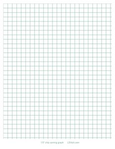 free 1/3" graph paper