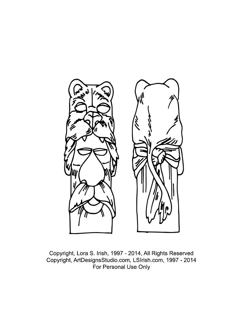 Free Mountain Man Cane Carving Pattern by Lora Irish ...