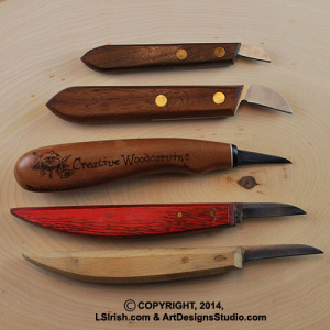wood carving bench knives