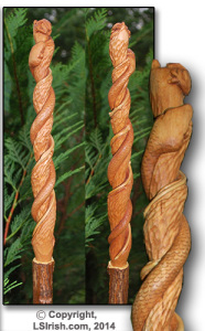 Free Lora IRish Cane Carving Project