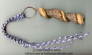 Sassafra Twistie Cane and Snake by Lora Irish