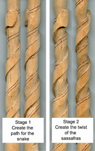 Free Lora Irish cane carving project