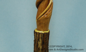 free wood carving cane instructions by Lora Irish