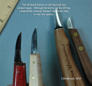 Choosing quality steel bench knives for wood carving