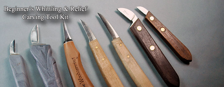 Beginner’s Whittling and Relief Carving Tool Kit by Lora S 