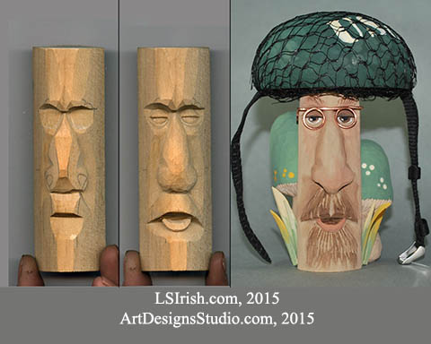 Wood Carving the Wood Spirit Face, Beginner’s Project, by ...
