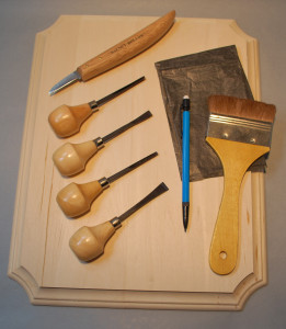 Relief wood carving tools