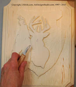 Finding the Levels in a wood carving relief pattern