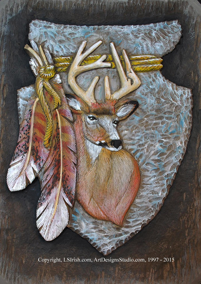 Mule Deer Relief Wood Carving Free Project by Lora Irish, Step by Step ...