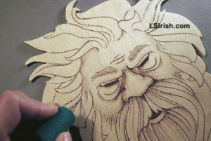 wood burning the wood spirit