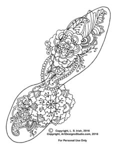 free Lora Irish carving pattern