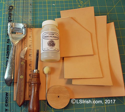 Supplies needed for Leather Purse Pyrography