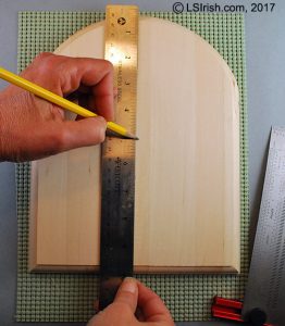 tracing your pattern to the wood