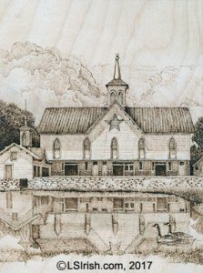 Landscape Pyrography Scenes by L S Irish