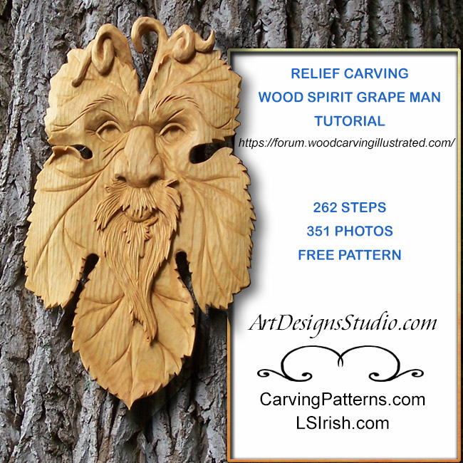 free wood carving wood spirit project