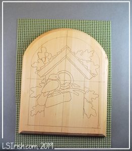 how to trace a pattern for wood burning