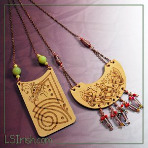 pyrography leather jewelry