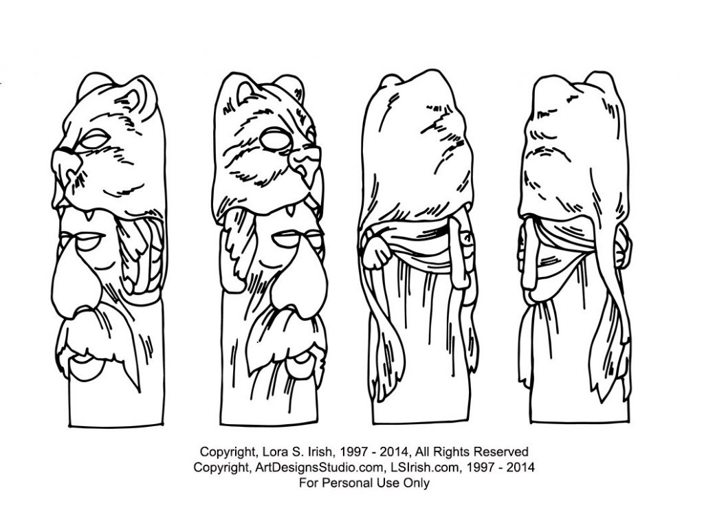 free cane carving pattern